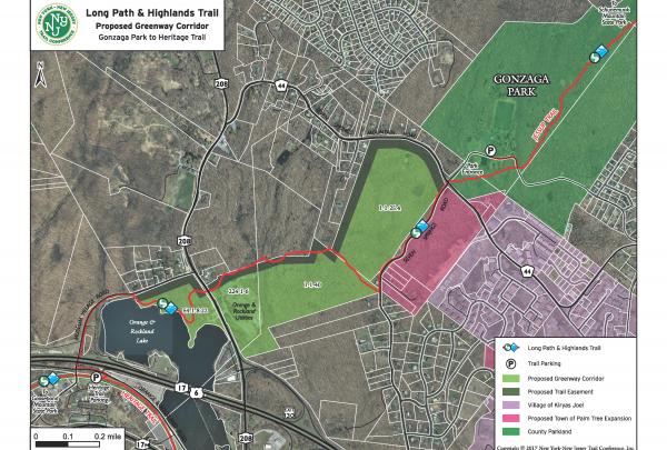 Long Path and Highlands Trail: Proposed Greenway Corridor, Orange County, NY