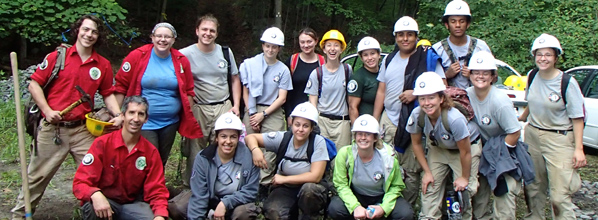 AmeriCorps crews at Sterling Forest, 2013